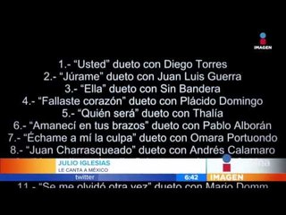 Julio Iglesias lanza disco ranchero muy mexicano