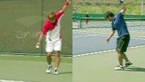 アジア競技大会ソフトテニス七冠完全制覇の技術その１　　イサングォン（韓国）のカット　新世代のヴィルトゥオーゾ