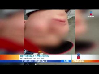Así rescataron a una mujer secuestrada por tres menores