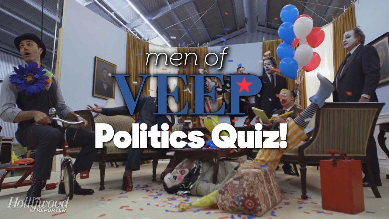 Men of 'Veep' Take the Political Quiz: Obama's Basketball Hoops, Clinton's Impeachment, and Trump's Steaks