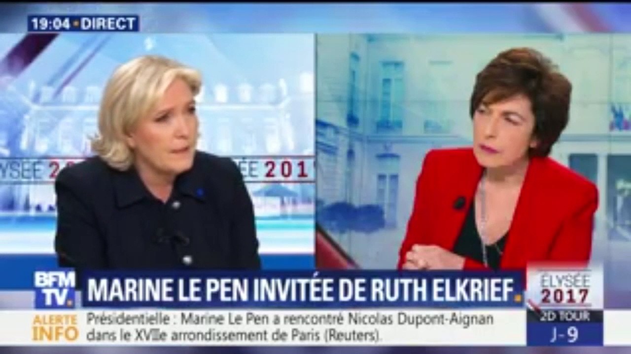 Marine Le Pen: "Je pense être le seul bouclier face au fondamentalisme islamiste"