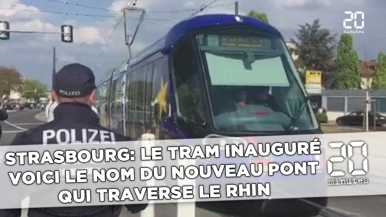 Strasbourg: Le tram vers Kehl  inauguré, voici...