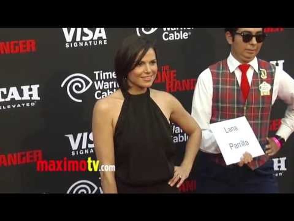 Lana Parrilla "The Lone Ranger" Premiere Disney California Adventure Park