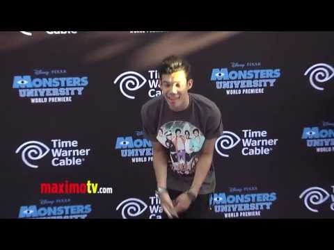 Roshon Fegan Monsters University World Premiere Blue Carpet Arrivals