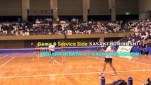 SASAKI/HORIKOSHI vs. UEHARA/HIRATA 6【国際ソフトテニス熊本２００９】