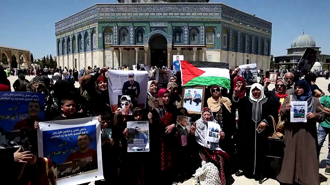 Prisonniers palestiniens: manifestation de soutien à Jérusalem