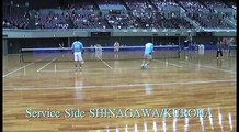 篠原・小林（日体大桜友会・ミズノ）vs.品川・黒羽（学連　早稲田） SHINOHARA/KOBAYASHI vs. SHINAGAWA/KUROHA 2    ソフトテニス   