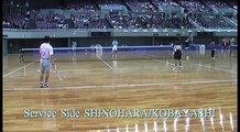 篠原・小林（日体大桜友会・ミズノ）vs.品川・黒羽（学連　早稲田） SHINOHARA/KOBAYASHI vs. SHINAGAWA/KUROHA 1 +++ソフトテニス+++