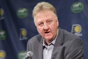 Larry Bird is stepping down as president of the Indiana Pacers
