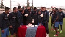 Trabzonspor'da Esteban'a Doğum Günü Kutlaması