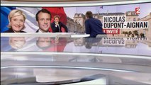 Nicolas Dupont-Aignan annonce avoir signé un accord de gouvernement avec Marine Le Pen: 