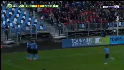 1-0 But de Cheikh Diarra- Tours 1-0 Clermont 28.04.2017