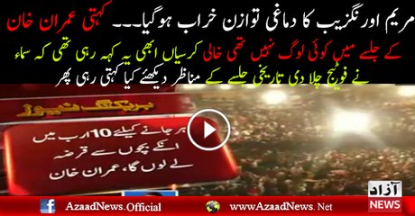 Maryam Aurengzeb is Talking Like a Child  After the Jalsa of Imran Khan