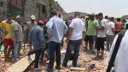 Sube a 10 la cifra de muertos en derrumbe de edificio en Cartagena de Indias