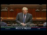 Roma - Consiglio europeo, comunicazioni di Gentiloni alla Camera (27.04.17)
