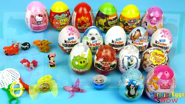 26 Jajko Niespodzianka Masza i Niedzwiedz MLP 7 Kinder Niespodzianki Auta TMNT Frozen Kitty Jajka