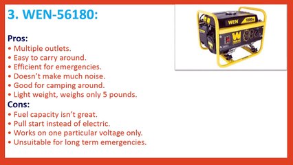 Best Portable Generators 2017