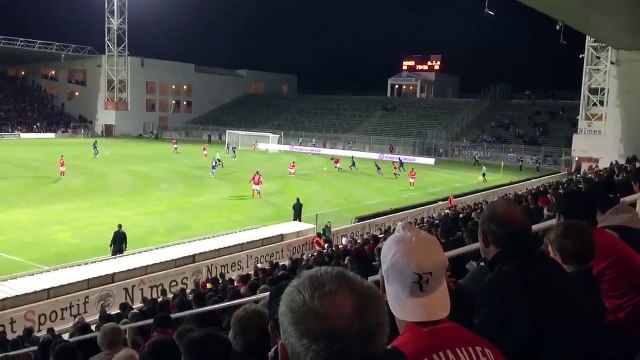 But en lob de Mohamed Yattara - Nîmes VS Auxerre
