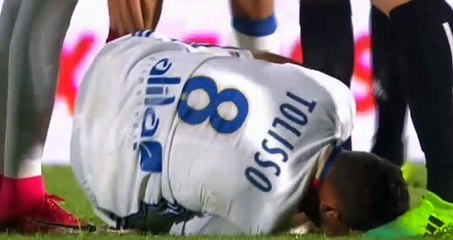 Mateo Pavlovic RED CARD  - Angers 1-2 Lyon 28.04.2017
