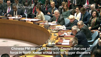 China: Use of force in N. Korea would lead to 'bigger disasters'