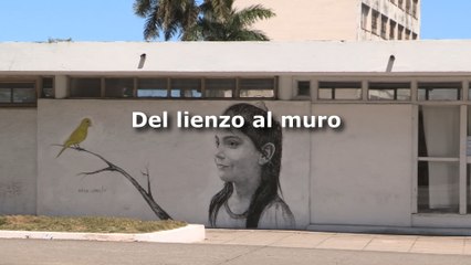 Tải video: Dos artistas cubanos se mudan del lienzo al muro