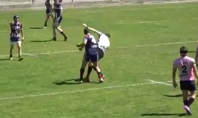 Un rugybman ne supporte pas d’être exclu et frappe violemment l’arbitre au visage!