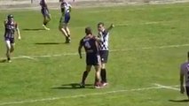 Rugby Player KNOCKS Ref OUT for Giving Him a Yellow Card