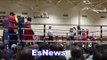 Fighter with 16 fightes (blue) vs Fighter In His First Fight Ever (Red) EsNews Boxing