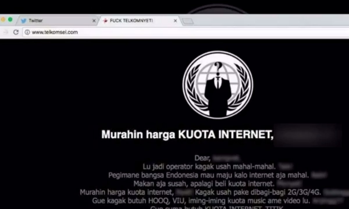 Situs Telkomsel Diserang "Hacker"