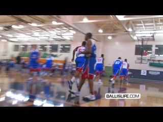 Free Throw Putback Dunk (SICK) - Amir Garrett at Pangos All American 2010