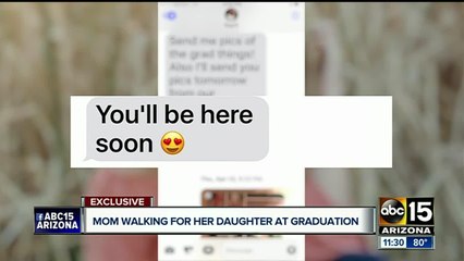 Mother to walk in place for daughter killed in wrong-way crash