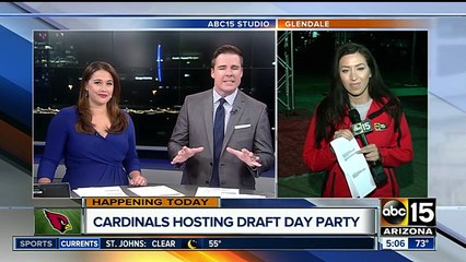 Arizona Cardinals draft party kicks off Thursday