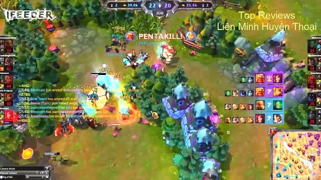 Liên minh huyền thoại 2017, Top 40 Những Pha ONE SHOT Pentakills hay nhat LOL LMHT