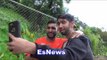 Amir Khan Meets Fan Who Tells Him - He's AWASOME! EsNews Boxing