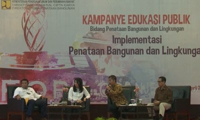 Kementerian PUPR Gelar Edukasi Publik Penataan Lingkungan