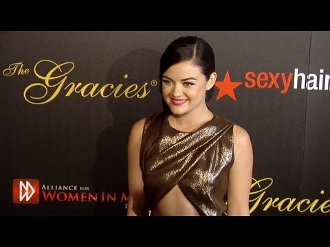 Lucy Hale 2013 Gracie Awards Gala Red Carpet ARRIVALS - Pretty Little Liars