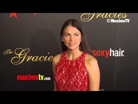 Sutton Foster 2013 Gracie Awards Gala Red Carpet ARRIVALS