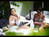 Bella Hadid in Miami as hundreds remain stranded at Fyre