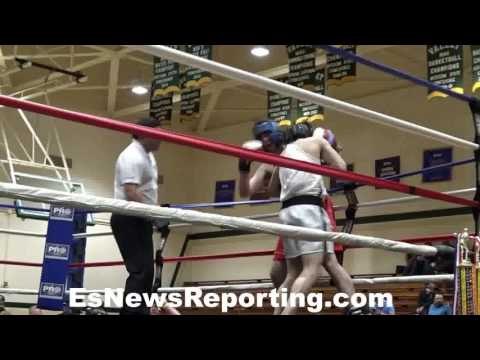 Muhammad Ali's Grandson Nico Ali Walsh In White fight -EsNews Boxing