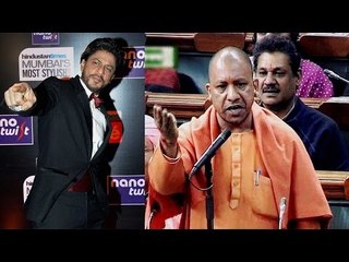 Video herunterladen: Yogi Adityanath compares Shah Rukh with terrorist Hafiz Saeed