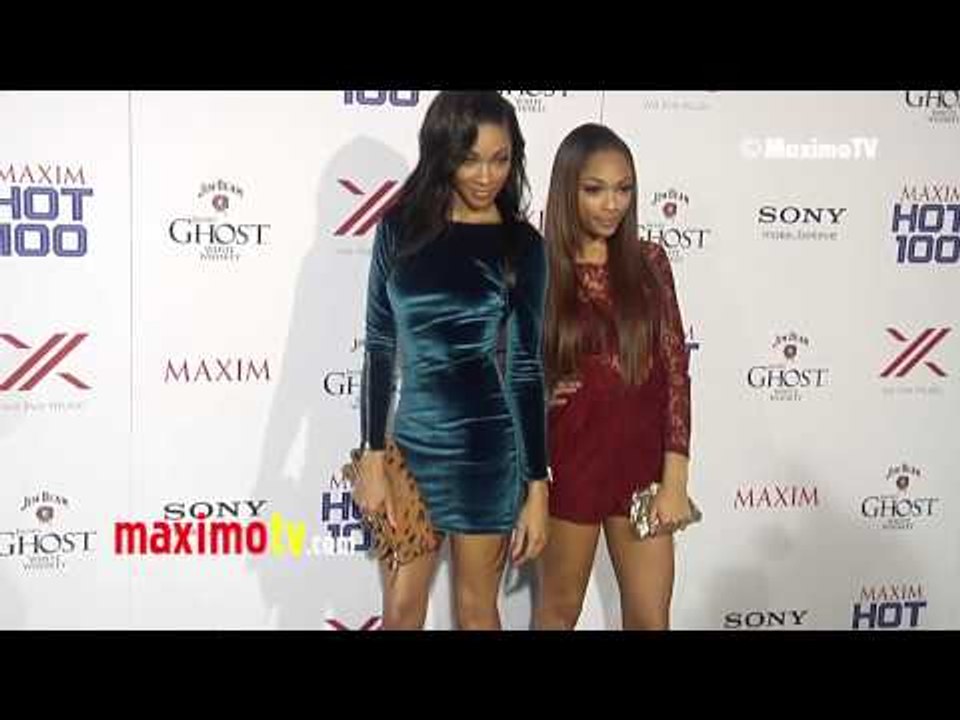 Bria Murphy and Shayne Murphy 2013 MAXIM HOT 100 Party Green Carpet ARRIVALS