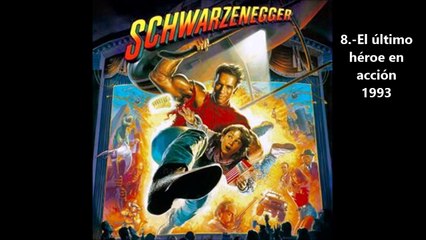 TOP 10 MEJORES PELICULAS DE ARNOLD SCHWARZENEGGER