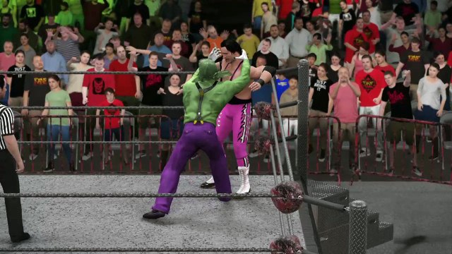 WWE 2K17 the joker v bret hitman hart