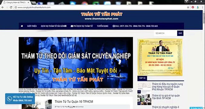 Thám tử Quận 10 Dịch vụ thám tử giá rẻ tại Sài Gòn TPHCM
