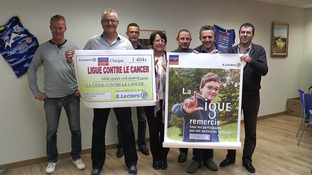 Hautes-Alpes : 1404€ de dons pour la ligue contre le cancer 05
