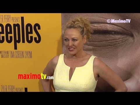 Virginia Madsen PEEPLES Premiere Black Carpet Arrrivals @madlyv
