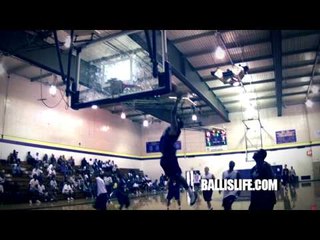 Gerard Anderson CRAZY In-Game Dunks @ Nike Say No Classic; Head at Rim Level