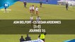J31: ASM Belfort - CS Sedan Ardennes (1-2), le résumé