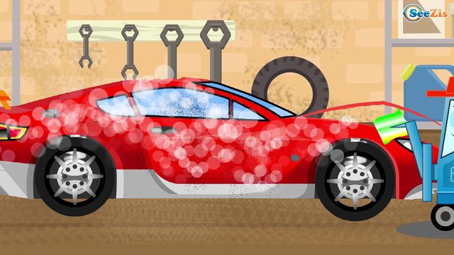 Ambulance with Street Vehicles for Kids - Cars & Trucks Transport for Children - Cars Cartoon