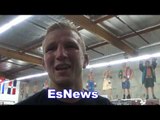 TJ Dillashaw After Sparring Vasyl Lomachenko EsNews Boxing